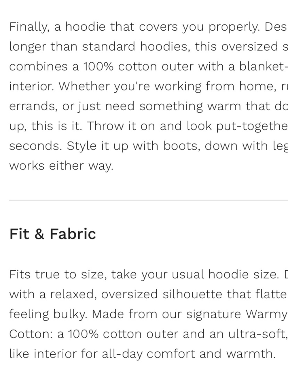 Low Start The Warmy Cozy Oversized Purple Hoodie Dress New & in Dust bag - Picture 4 of 7